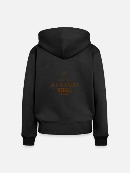 einfach wunderbar - Frauen Premium Bio Zip Hoodie - Schwarz