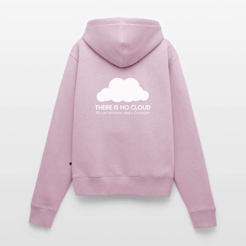 Server Cloud Spruch Informatiker Coder Frauen Premium Bio Zip Hoodie