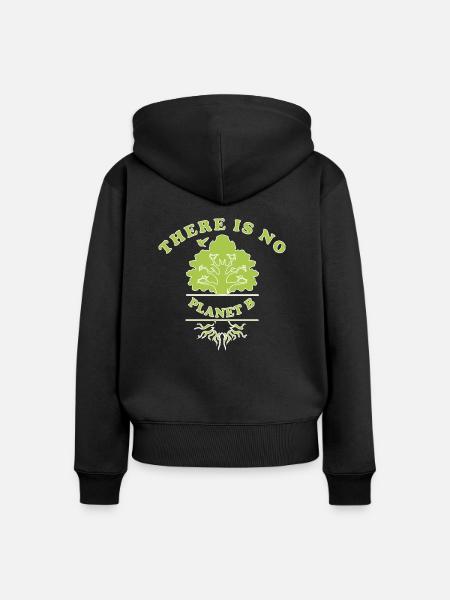 Nachhaltigkeit - Frauen Premium Bio Zip Hoodie - Schwarz