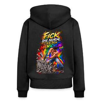 Frauen Premium Bio Zip Hoodie