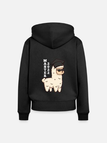 Master 2022 - Frauen Premium Bio Zip Hoodie - Schwarz