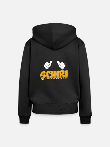 Schiri Schiedsrichter - Frauen Premium Bio Zip Hoodie - Schwarz