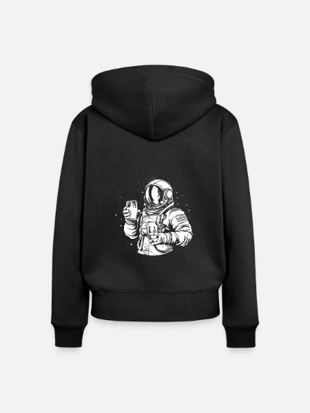 Bier Bierliebhaber - Frauen Premium Bio Zip Hoodie - Schwarz