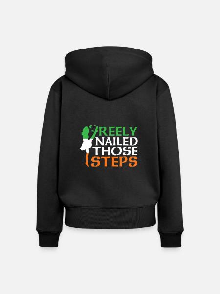 Irish Dance Irischer Tanz - Frauen Premium Bio Zip Hoodie - Schwarz
