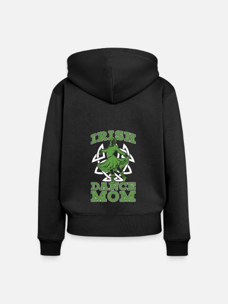 Irish Dance Irischer Tanz - Frauen Premium Bio Zip Hoodie - Schwarz