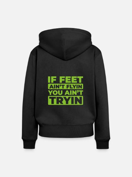 Irish Dance Irischer Tanz - Frauen Premium Bio Zip Hoodie - Schwarz