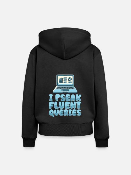 Datenbank Administrator - Frauen Premium Bio Zip Hoodie - Schwarz