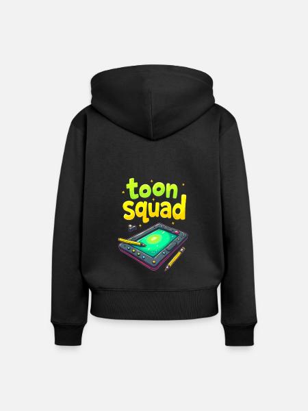 Animator Kader - Frauen Premium Bio Zip Hoodie - Schwarz