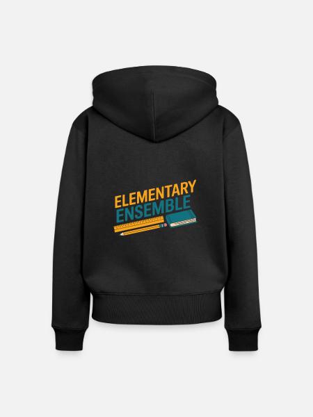 Grundschullehrer Team - Frauen Premium Bio Zip Hoodie - Schwarz