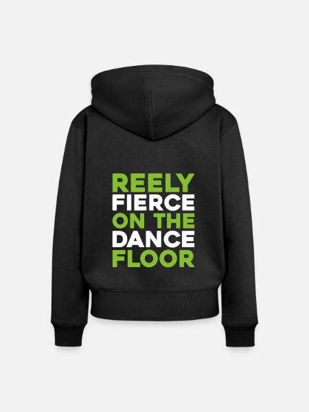 Irish Dance Irischer Tanz - Frauen Premium Bio Zip Hoodie - Schwarz