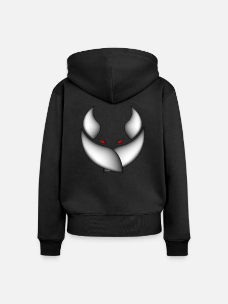 Demonic - Frauen Premium Bio Zip Hoodie - Schwarz