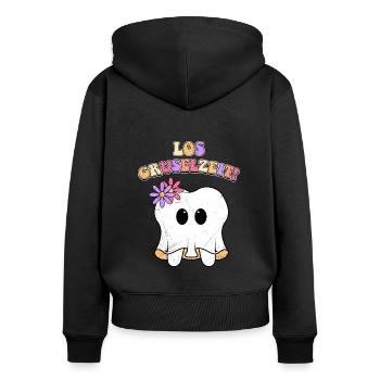 Costume d’Halloween Enfants GO SCARY TIME Drôle - Sweat à capuche zippé Premium bio Femme - noir - Dos - Julia (174cm)