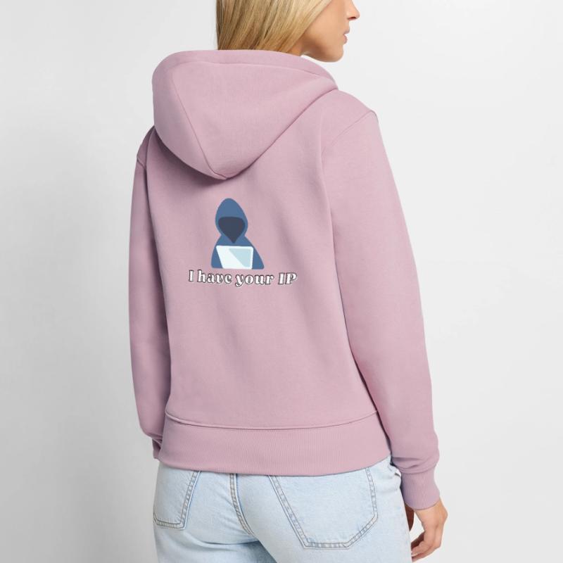 IP Computer Scientist Programmer It Coding Women's Premium Organic Zip Hoodie