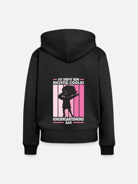 Kindergarten Dabbing Kindergartenanfänger Geschenk - Frauen Premium Bio Zip Hoodie - Schwarz