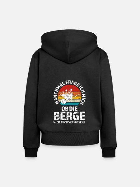 Gärtner Garten Gärtnerei Geschenk - Frauen Premium Bio Zip Hoodie - Schwarz