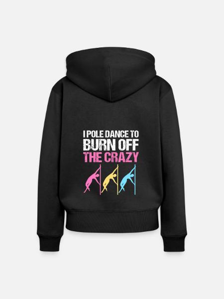 Pole Dance - Frauen Premium Bio Zip Hoodie - Schwarz