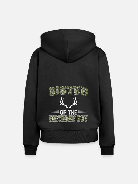 Jäger Jagd Jagd Geschenk - Frauen Premium Bio Zip Hoodie - Schwarz