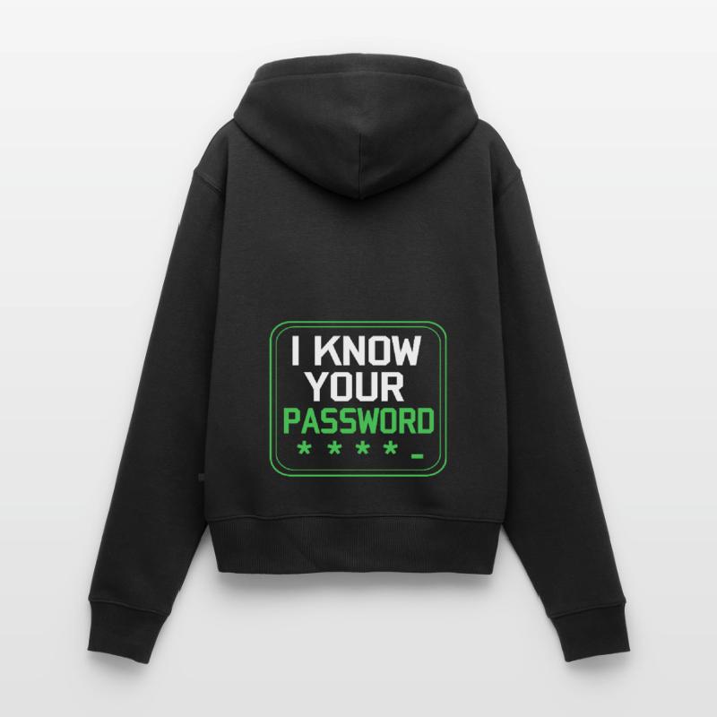 Cybersecurity Cyber Programmierer Hacker Frauen Premium Bio Zip Hoodie