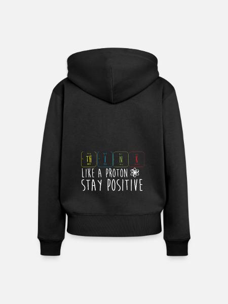Periodensystem - Frauen Premium Bio Zip Hoodie - Schwarz