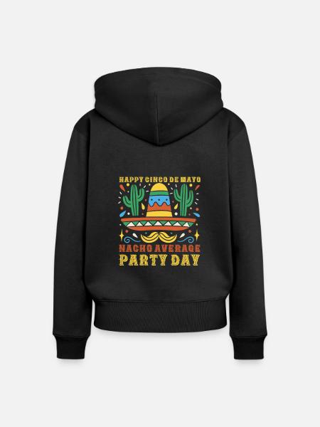 Cinco De Mayo - Frauen Premium Bio Zip Hoodie - Schwarz