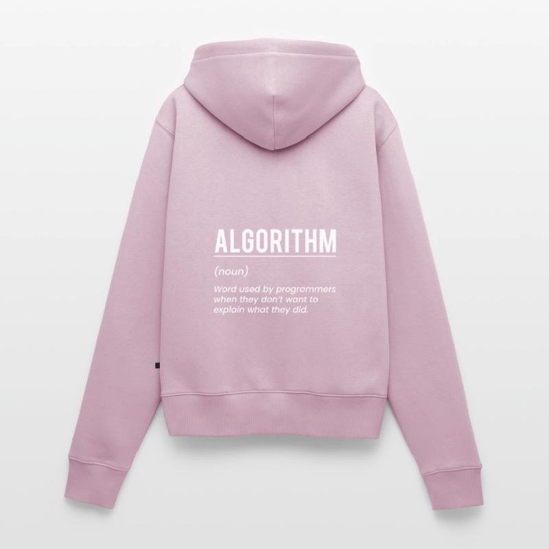 Définition d’algorithme Algorithm Gift Sweat à capuche zippé Premium bio Femme