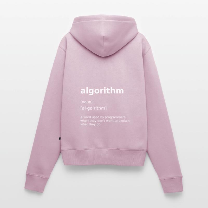 Programming Computer Science Computer Algorithm Women's Premium Organic Zip Hoodie