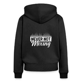 Sound Engineer Sound Engineer - Women's Premium Organic Zip Hoodie - black - Back - Julia (174cm)