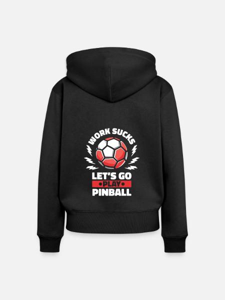 Handball Handballer - Frauen Premium Bio Zip Hoodie - Schwarz