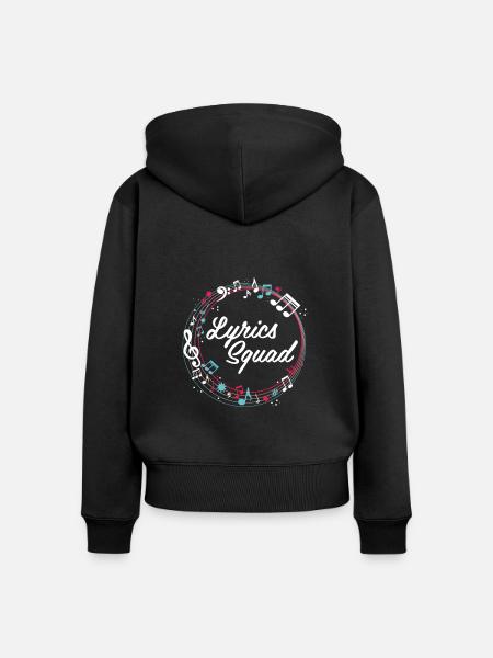 Texter Kader - Frauen Premium Bio Zip Hoodie - Schwarz