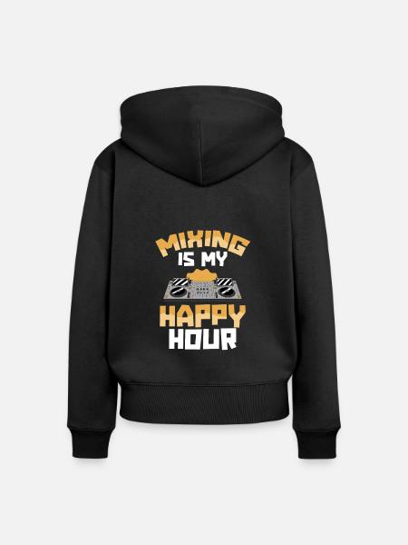 Tontechniker Sound Audio Engineer - Frauen Premium Bio Zip Hoodie - Schwarz