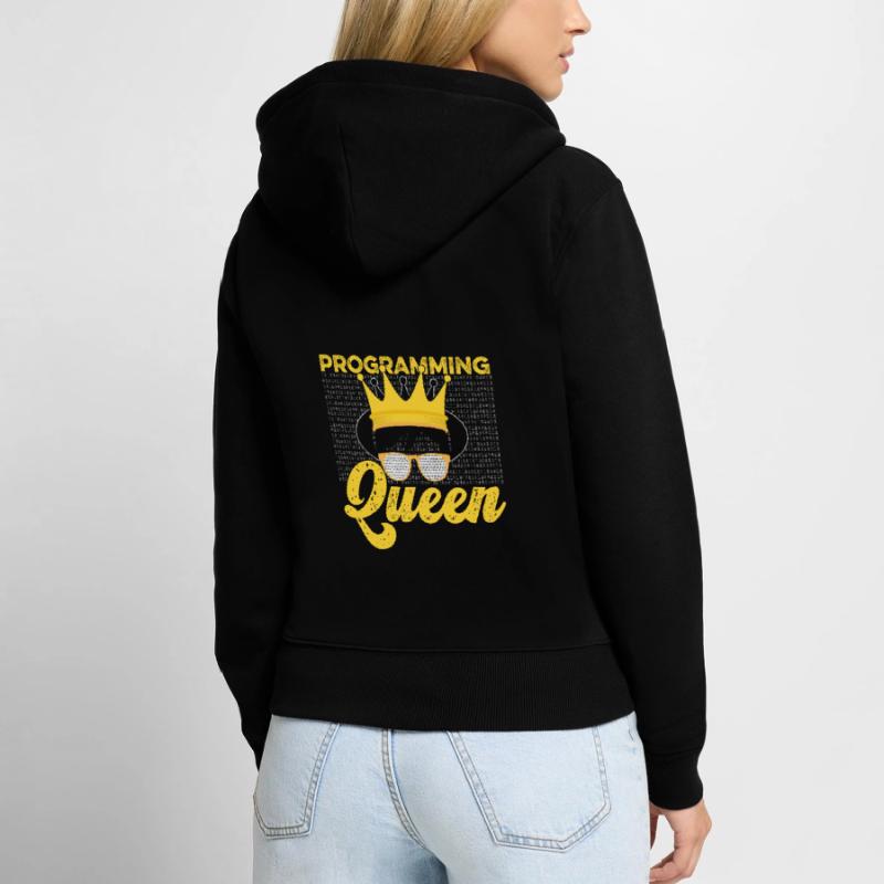 Programmer Coder Software Developer Women's Premium Organic Zip Hoodie