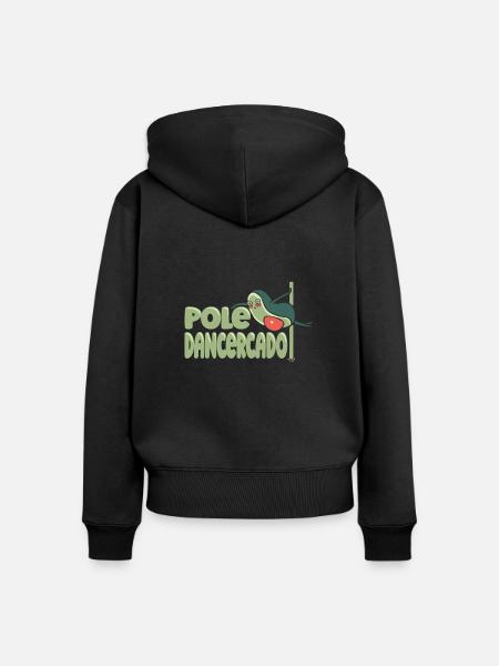 Pole Dancing Pole Fitness - Frauen Premium Bio Zip Hoodie - Schwarz