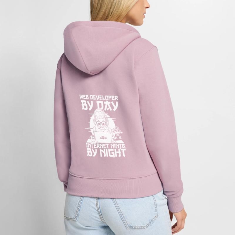 Web Developer Web Developer Web Developer Women's Premium Organic Zip Hoodie