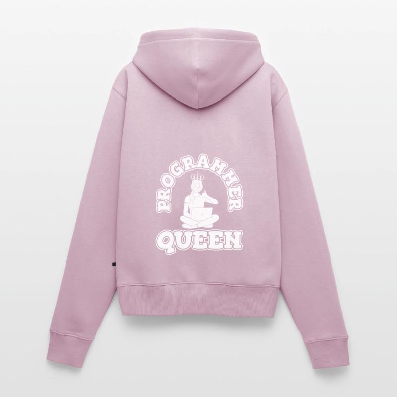 Developer Coder Programmer Queen Women's Premium Organic Zip Hoodie