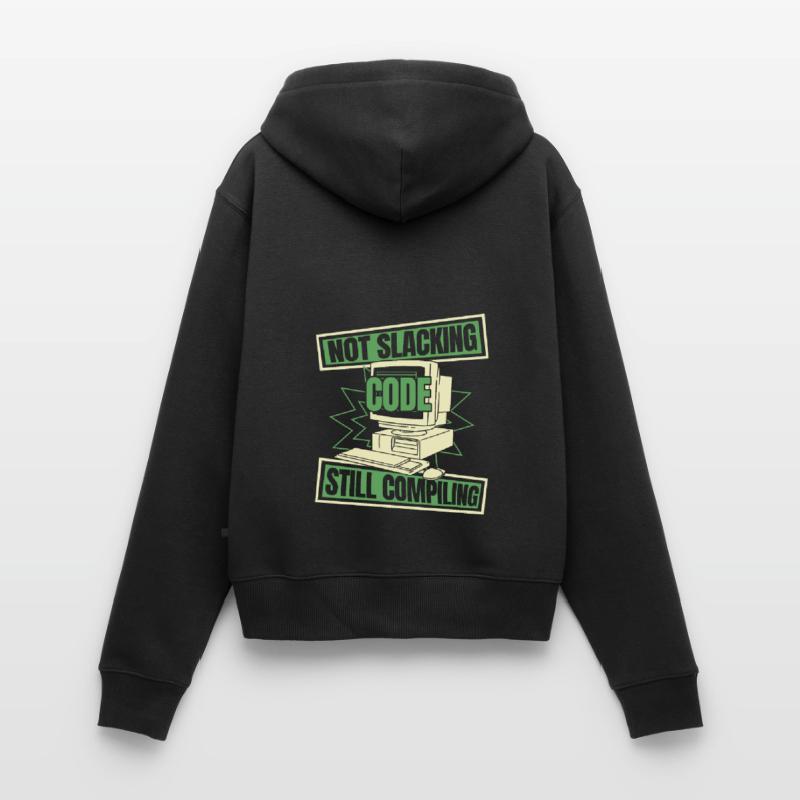 Developer Coder Programmer Slacken Women's Premium Organic Zip Hoodie