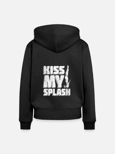 Turmspringen Turmspringer Spritzen - Frauen Premium Bio Zip Hoodie - Schwarz