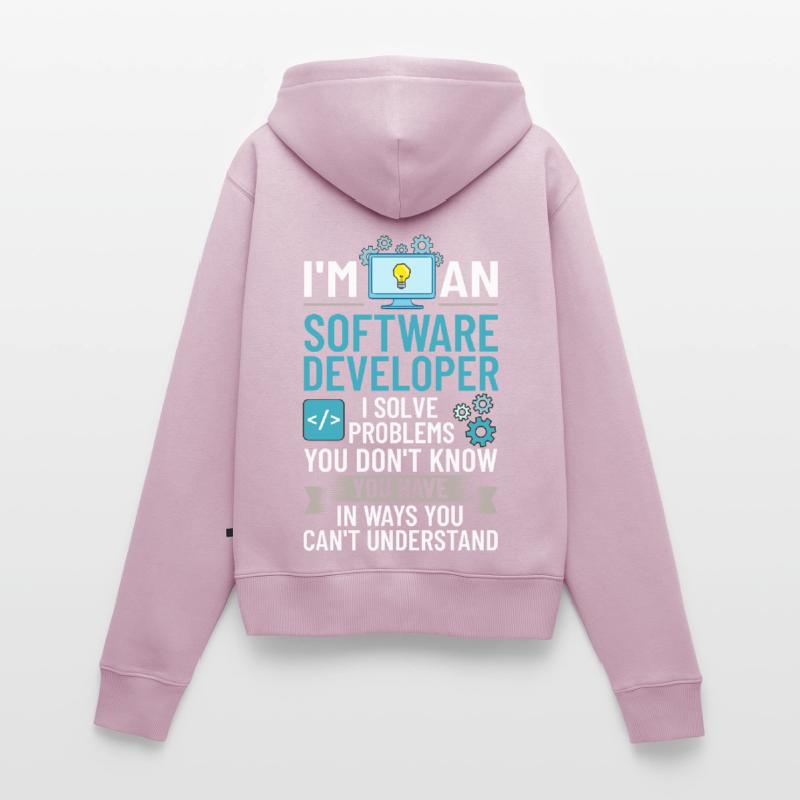 Software Development Software Developer Developer Women's Premium Organic Zip Hoodie