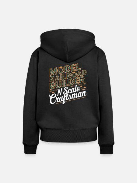 N-Spur Leidenschaft - Frauen Premium Bio Zip Hoodie - Schwarz