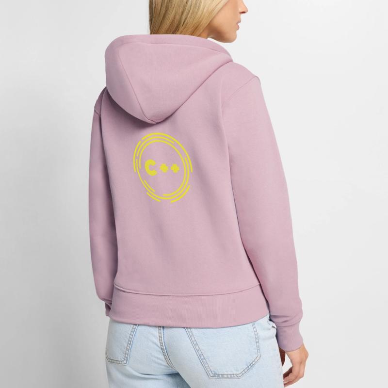 Programmierer Frauen Premium Bio Zip Hoodie