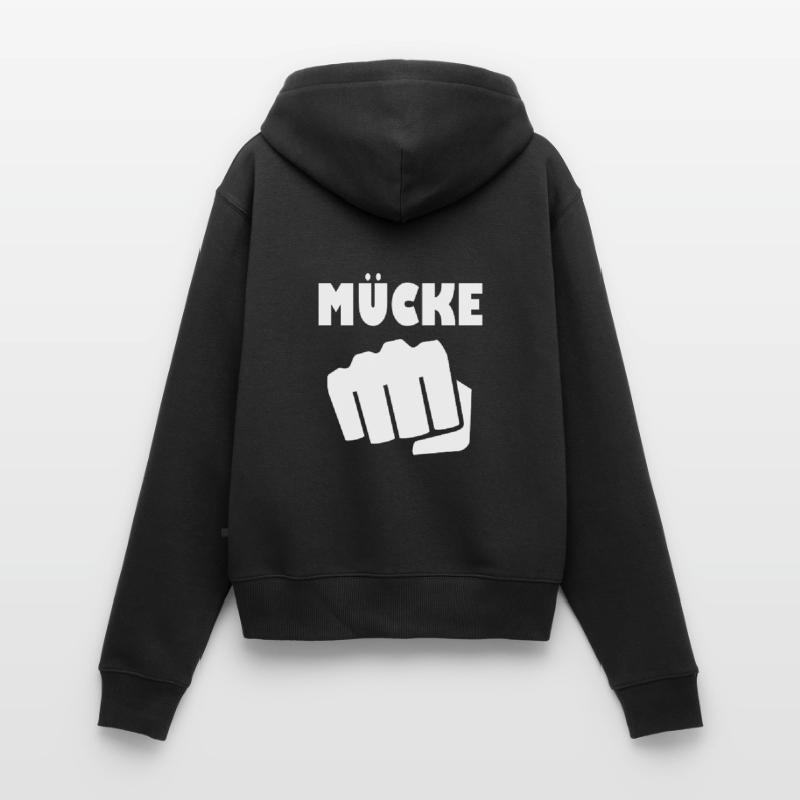 Mücke Frauen Premium Bio Zip Hoodie