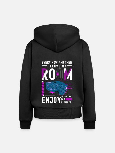 PC E-Sport Gaming Grafik - Frauen Premium Bio Zip Hoodie - Schwarz