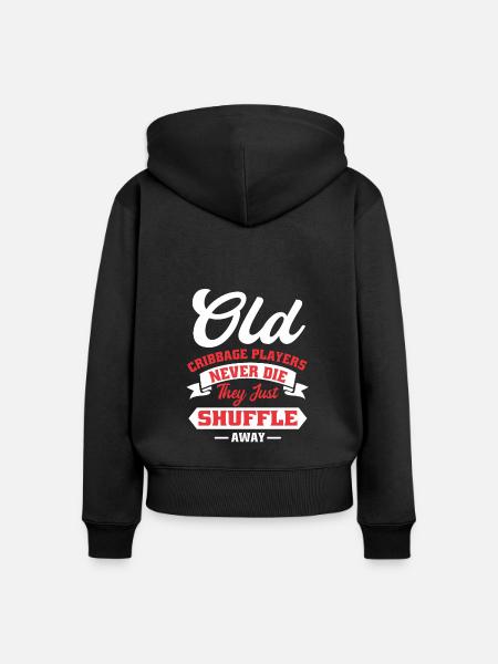 Cribbage - Frauen Premium Bio Zip Hoodie - Schwarz