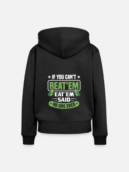 Insekten - Frauen Premium Bio Zip Hoodie - Schwarz