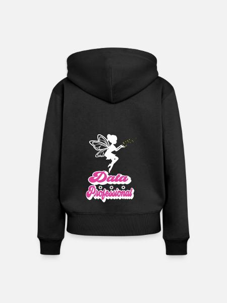 Daten Analytiker Datenschutz Beauftragter - Frauen Premium Bio Zip Hoodie - Schwarz