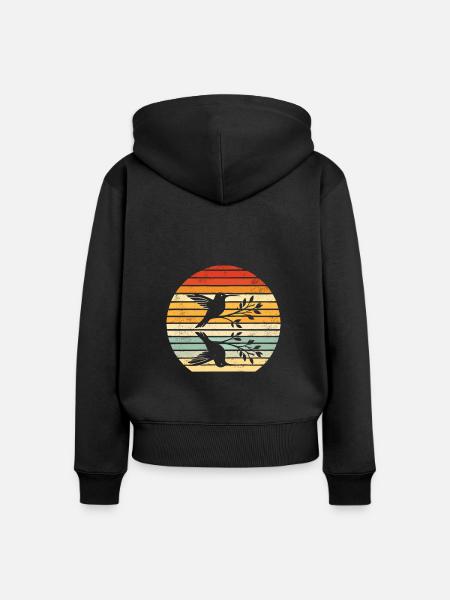 Exotisch - Frauen Premium Bio Zip Hoodie - Schwarz