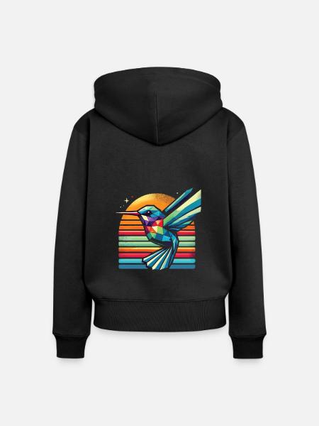 Exotisch - Frauen Premium Bio Zip Hoodie - Schwarz