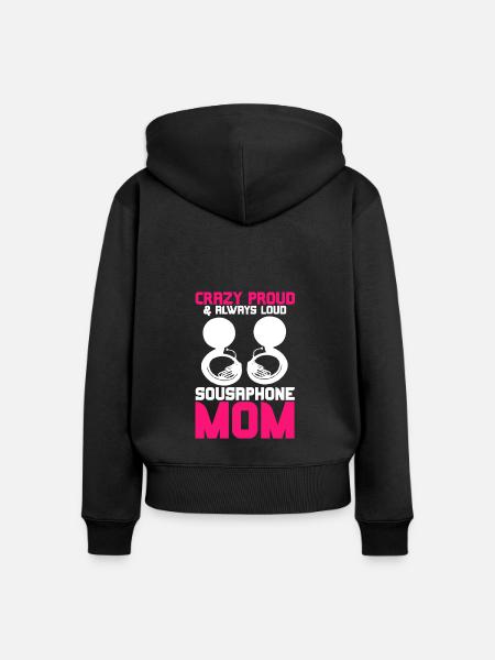 Sousaphone - Frauen Premium Bio Zip Hoodie - Schwarz