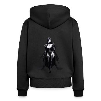 Sexy Vampire Lady Beauty Lady Vampire - Women's Premium Organic Zip Hoodie - black - Back - Julia (174cm)