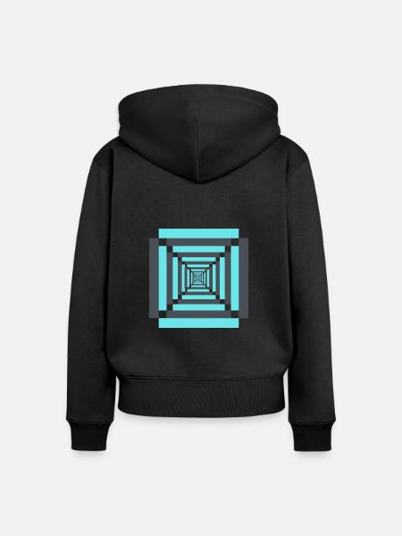 Unendlichkeit - Frauen Premium Bio Zip Hoodie - Schwarz