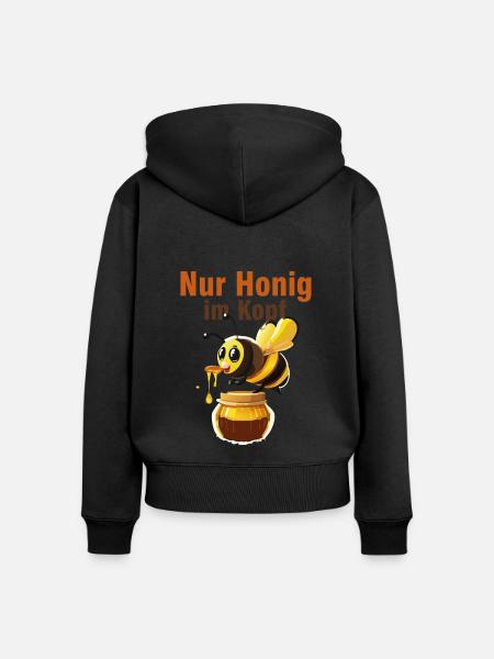 Lustiger Imker Spruch - Frauen Premium Bio Zip Hoodie -